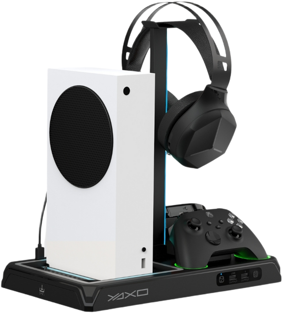 Podstawka chłodząca i ładująca YAXO XENO FROST do XBOX Series X/S Techno Black (YGXFCB01) - obraz 3
