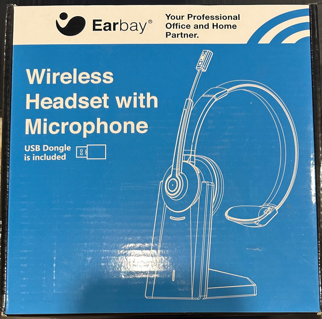 Бездротова гарнітура Earbay, Bluetooth-гарнітура, бездротова гарнітура з мікрофоном - Фото 9 Бездротова гарнітура Earbay, Bluetooth-гарнітура, бездротова гарнітура з мікрофоном - зображення 9