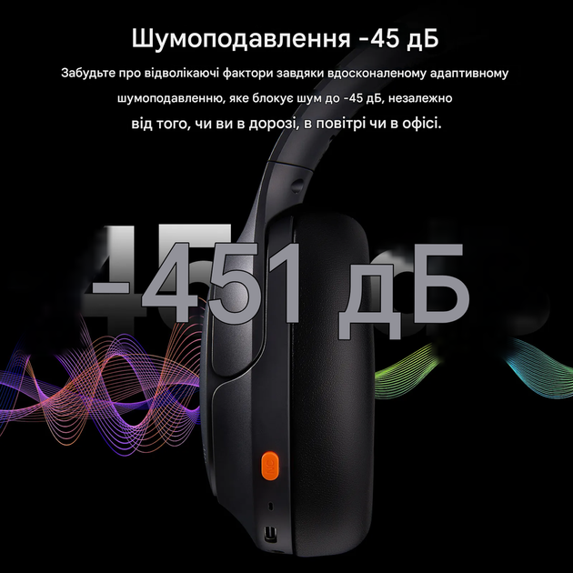 Гібридні навушники TOZO HT3 із шумопоглинанням, бездротова Bluetooth-гарнітура - изображение 4