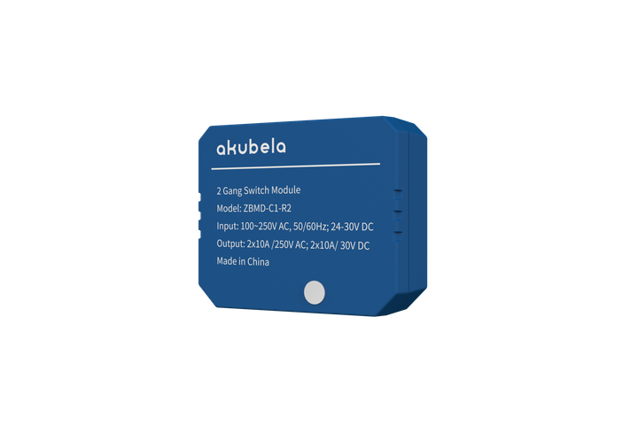 2 канальний вимикач AKUBELA ZigBee ZBMD-C1-R2 - Фото 4 2 канальний вимикач AKUBELA ZigBee ZBMD-C1-R2 - изображение 4