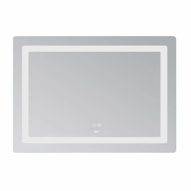 Зеркало Lidz Kubis (KU2) 1200х800 с LED-подсветкой Touch, с антизапотеванием, с диммером, рег. яркости LDKUB120080049007 - изображение 3