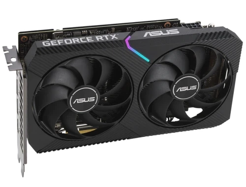 Відеокарта GeForce RTX 3060, Asus, DUAL OC V2, 12Gb GDDR6, 192-bit, HDMI/3xDP, 1867/15000 MHz, 8-pin (DUAL-RTX3060-O12G-V2) - изображение 3