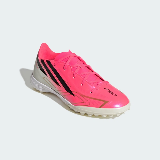 Детские бутсы F50 Hyperfast League Turf Football Kids adidas KK1319 (33.5 EUR) розовый (4068818104453) - Фото 5 Детские бутсы F50 Hyperfast League Turf Football Kids adidas KK1319 (33.5 EUR) розовый (4068818104453) - изображение 5