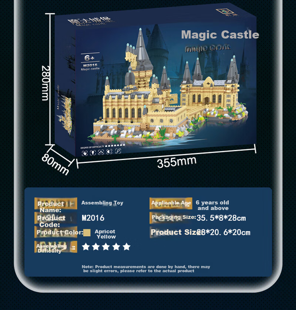 Конструктор QZCX MAGiCCASTlE Хогвартс: Замок Гарри Поттера - Фото 4 Конструктор QZCX MAGiCCASTlE Хогвартс: Замок Гарри Поттера - изображение 4