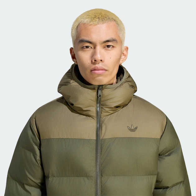 Мужская куртка LONG REGEN adidas KS4147 (2XL) зеленый (4068817874456) - Фото 4 Мужская куртка LONG REGEN adidas KS4147 (2XL) зеленый (4068817874456) - изображение 4