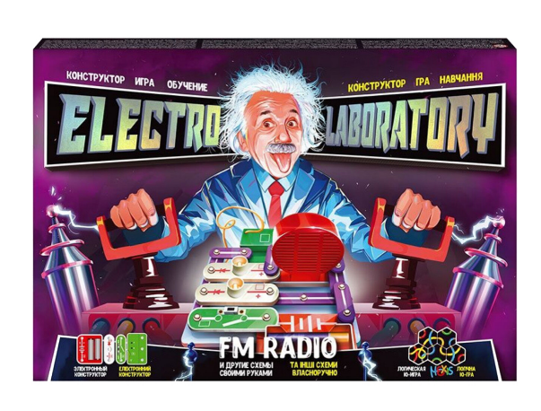 Електронний конструктор Electro Laboratory, FM Radio, Danko Toys ELab-01-01 - Фото 1 Електронний конструктор Electro Laboratory, FM Radio, Danko Toys ELab-01-01 - зображення 1