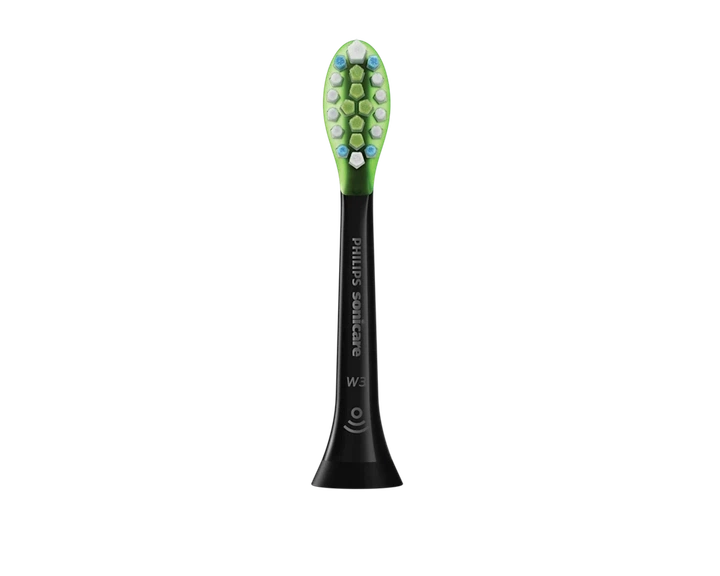 Насадки к электрической зубной щетке Philips W3 Premium White HX9064/95 (4 шт комплект) - Черные - изображение 3