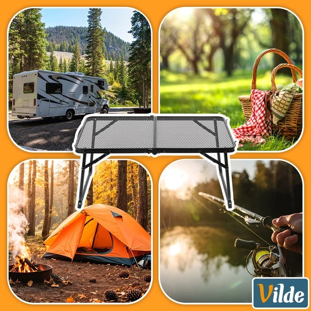 Стіл туристичний Vilde 489388 розкладний 60 x 40 x 25 см Чорний (5900670121522) - Фото 11 Стіл туристичний Vilde 489388 розкладний 60 x 40 x 25 см Чорний (5900670121522) - зображення 11