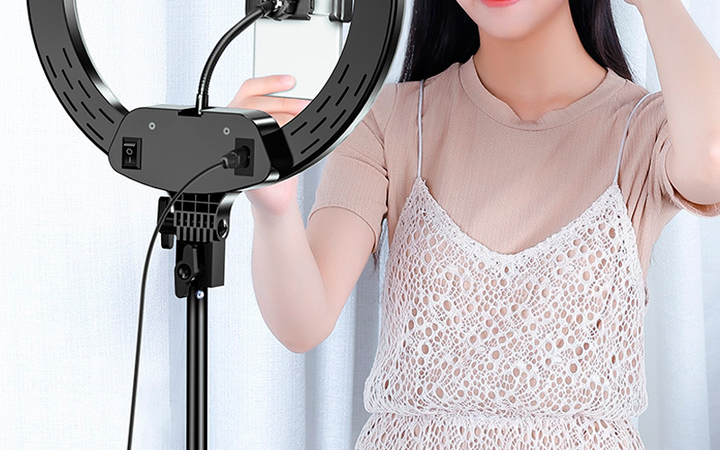 Кольцевая лампа 33 см AL-33 Ring Supplementary Lamp с пультом ДУ - изображение 8