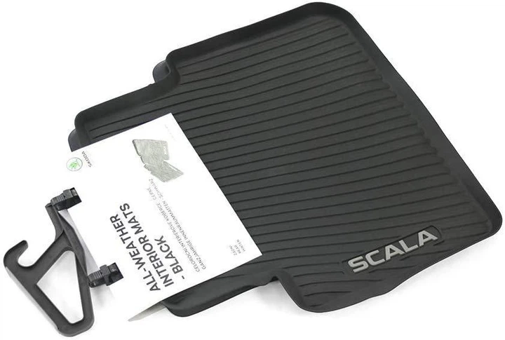 Оригинальные коврики в салон Skoda Scala 2020-, задние, 2шт, VAG, 657061512 - изображение 2