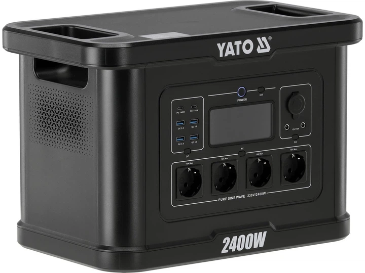 Портативна зарядна станція Yato 2400 Вт 2232 Вт·год LiFePO4 YT-83095 (5906083126697) - зображення 2