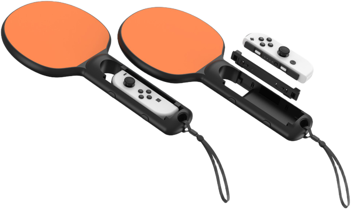 Тримач Yaxo для Joy-Con Tennis Set на NS/NS2 Inferno Orange/Hydro Blue (YGTSJCH01CM) - зображення 7