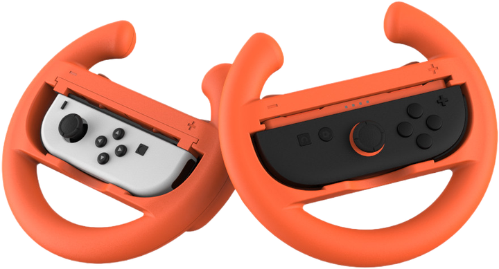 Тримач Кермо Yaxo для Joy-Con Wheels Set на NS/NS2 Inferno Orange/Hydro Blue (YGWSJCH01CM) - зображення 12