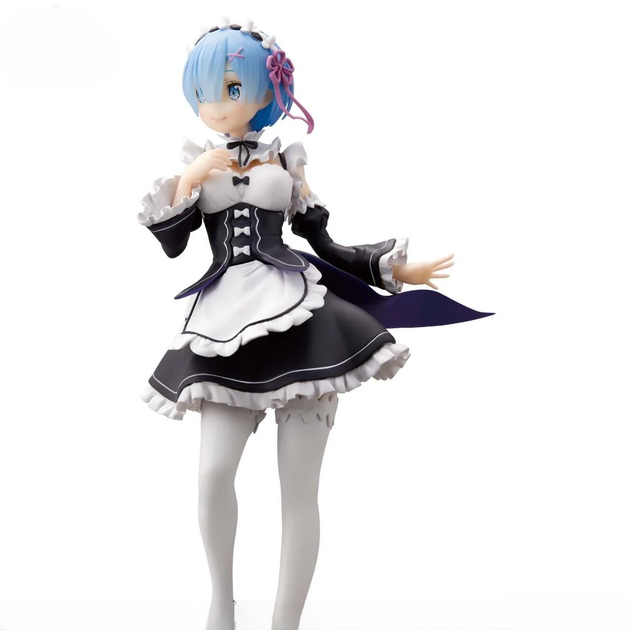 Аніме фігурка BANPRESTO Рем Rem Glitter & Glamours Maid Ver Re Zero Життя в альтернативному світі з нуля 24 см - Фото 4 Аніме фігурка BANPRESTO Рем Rem Glitter & Glamours Maid Ver Re Zero Життя в альтернативному світі з нуля 24 см - зображення 4
