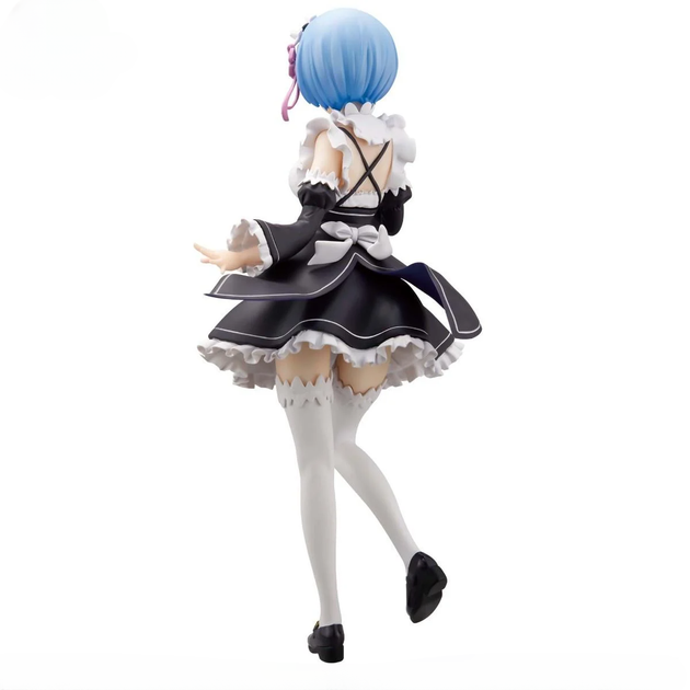 Аніме фігурка BANPRESTO Рем Rem Glitter & Glamours Maid Ver Re Zero Життя в альтернативному світі з нуля 24 см - Фото 6 Аніме фігурка BANPRESTO Рем Rem Glitter & Glamours Maid Ver Re Zero Життя в альтернативному світі з нуля 24 см - зображення 6