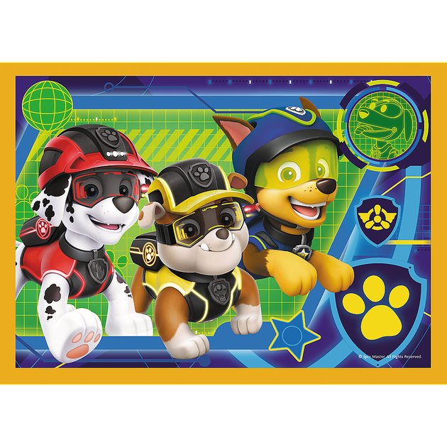 Puzzle Trefl Wakacyjny Psi Patrol 4 w 1 (5900511343953) - obraz 4