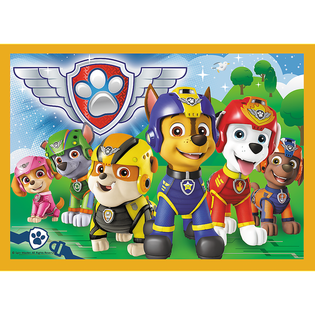 Puzzle Trefl Wakacyjny Psi Patrol 4 w 1 (5900511343953) - obraz 5