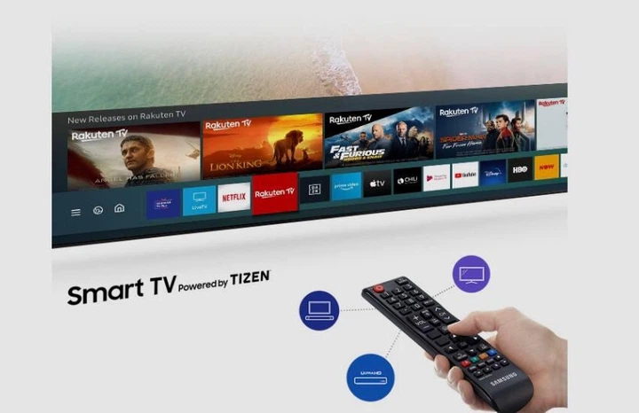 Телевизор LED Samsung UE43T5300AUXUA Full HD, функцией Smart TV Wi-Fi 43" б/у - изображение 3