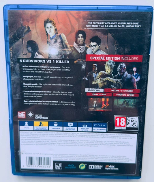 Диск для PlayStation 4 - Dead By Daylight Special Edition, английская версия, Б/У - изображение 2