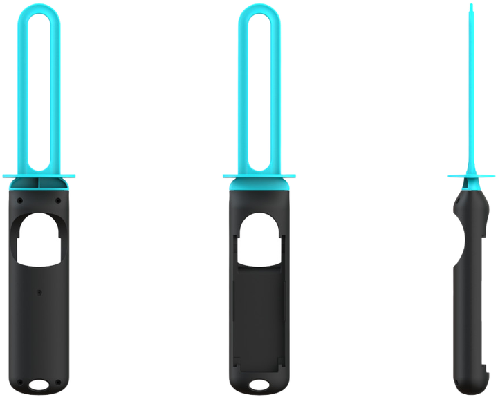 Тримач Yaxo для Joy-Con Sword Set на NS/NS2 Orange/Hydro Blue (YGSSJCH01CM) - зображення 5