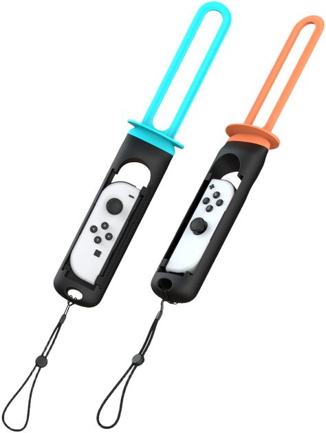 Тримач Yaxo для Joy-Con Sword Set на NS/NS2 Orange/Hydro Blue (YGSSJCH01CM) - зображення 10