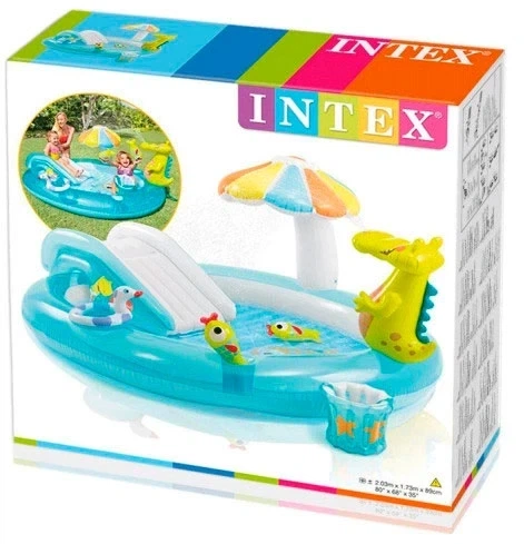 Надувной игровой центр Intex 57165 Аллигатор (203 х 170 х 84 см) - Фото 8 Надувной игровой центр Intex 57165 Аллигатор (203 х 170 х 84 см) - изображение 8