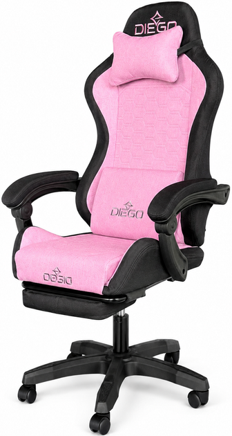 Кресло геймерское DIEGO Fabric X Pink - Фото 8 Кресло геймерское DIEGO Fabric X Pink - изображение 8