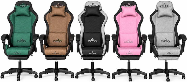Кресло геймерское DIEGO Fabric X Black - Фото 8 Кресло геймерское DIEGO Fabric X Black - изображение 8