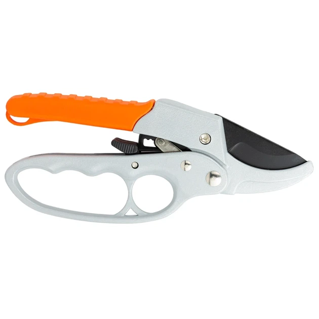 Секатор с храповым механизмом Flora 5021354 до 25 мм 200 г 12x26.5x1.5 см - Фото 2 Секатор с храповым механизмом Flora 5021354 до 25 мм 200 г 12x26.5x1.5 см - изображение 2