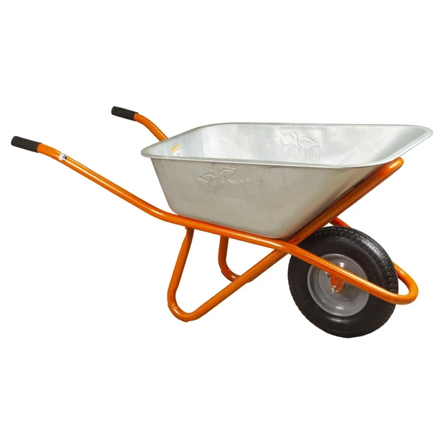 Тачка строительная одноколесная 90л 200кг колесо 15" FLORA 5056464 - изображение 7