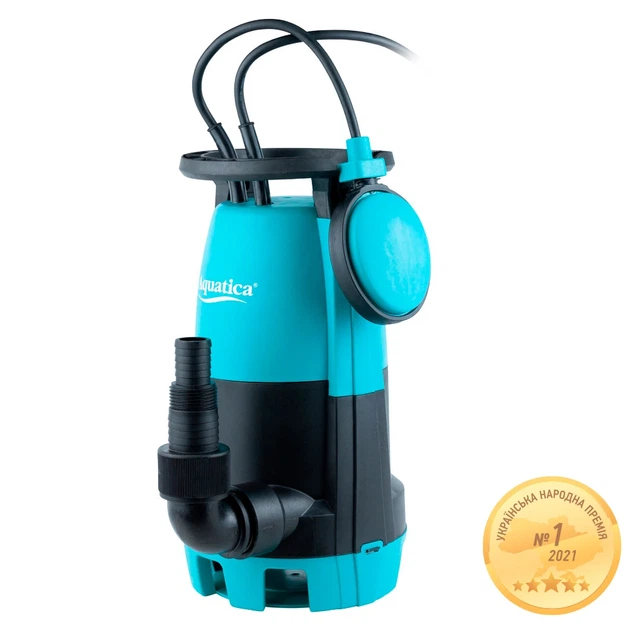 Дренажный насос Aquatica XKJa500E 0,5 кВт Hmax 6,1 м Qmax 210 л/мин технополимер - Фото 1 Дренажный насос Aquatica XKJa500E 0,5 кВт Hmax 6,1 м Qmax 210 л/мин технополимер - изображение 1