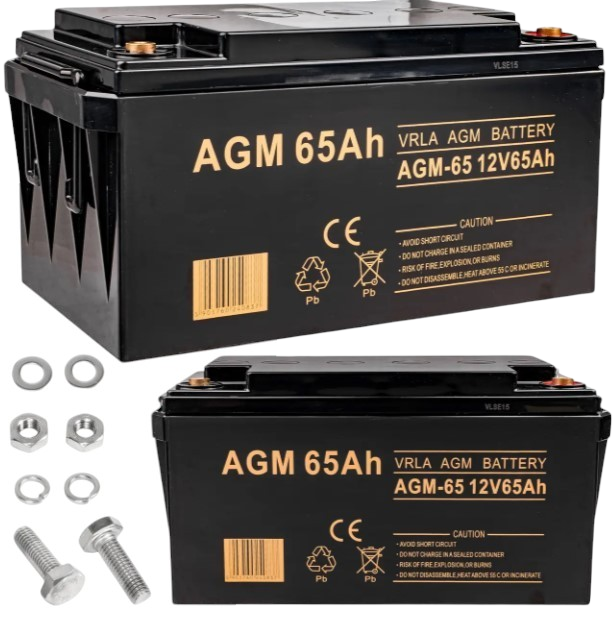Акумуляторна батарея Volt Polska AGM 12V 65 Ah (6AKUXAG065) - зображення 2