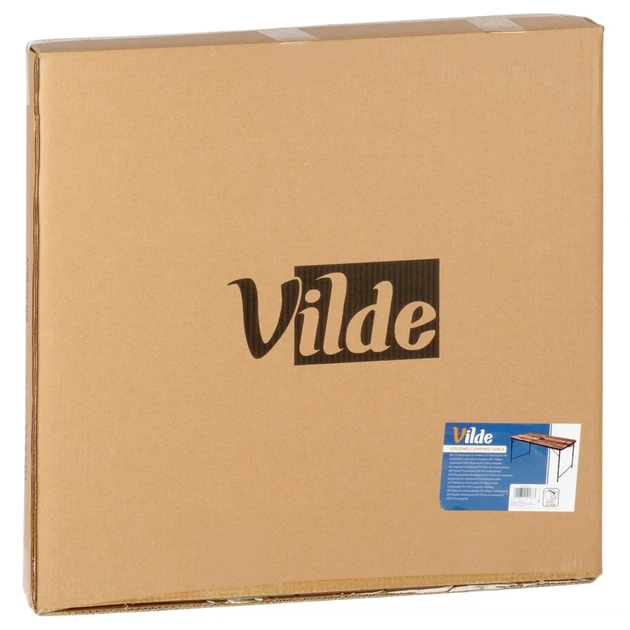 Стіл туристичний Vilde 489404 розкладний 3в1 120 x 60 x 54/62/70 см Коричневий (5900670121683) - Фото 14 Стіл туристичний Vilde 489404 розкладний 3в1 120 x 60 x 54/62/70 см Коричневий (5900670121683) - зображення 14