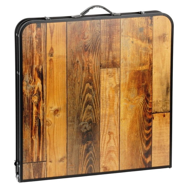Стіл туристичний Vilde 489404 розкладний 3в1 120 x 60 x 54/62/70 см Коричневий (5900670121683) - Фото 7 Стіл туристичний Vilde 489404 розкладний 3в1 120 x 60 x 54/62/70 см Коричневий (5900670121683) - зображення 7