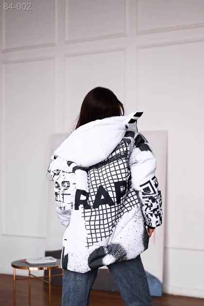 Куртка XXL Срібний (84-002) - Фото 4 Куртка XXL Срібний (84-002) - изображение 4