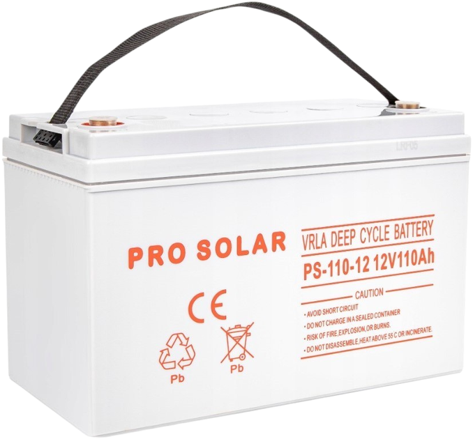 Акумуляторна батарея Volt Polska DEEP CYCLE VPRO SOLAR 12V 110 Ah (6AKXDEEP10) - Фото 3 Акумуляторна батарея Volt Polska DEEP CYCLE VPRO SOLAR 12V 110 Ah (6AKXDEEP10) - зображення 3