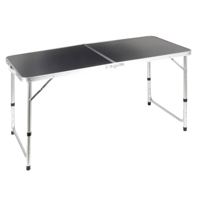 Стіл туристичний Vilde 489405 розкладний 3в1 120 x 60 x 54/62/70 см Графітовий (5900670121690) - Фото 3 Стіл туристичний Vilde 489405 розкладний 3в1 120 x 60 x 54/62/70 см Графітовий (5900670121690) - зображення 3