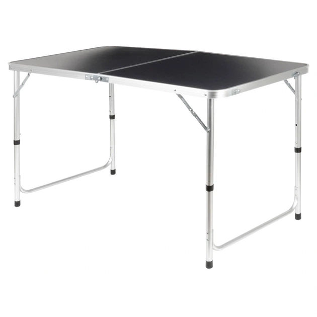 Стіл туристичний Vilde 489405 розкладний 3в1 120 x 60 x 54/62/70 см Графітовий (5900670121690) - Фото 4 Стіл туристичний Vilde 489405 розкладний 3в1 120 x 60 x 54/62/70 см Графітовий (5900670121690) - зображення 4