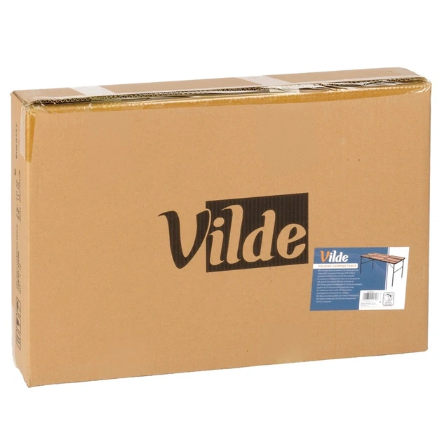 Стіл туристичний Vilde 489406 розкладний 2в1 120 x 60 x 34,5/65 см Коричневий (5900670121706) - Фото 14 Стіл туристичний Vilde 489406 розкладний 2в1 120 x 60 x 34,5/65 см Коричневий (5900670121706) - зображення 14
