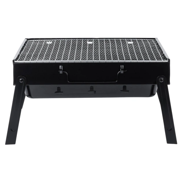 Grill węglowy Vilde 489378 składany przenośny w walizce 40 x 27.5 x 20 cm (5900670121294) - obraz 2