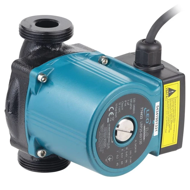 Циркуляционный насос LEO 3.0 LRP25-60/130 96Вт 58л/мин чугун 130мм - Фото 1 Циркуляционный насос LEO 3.0 LRP25-60/130 96Вт 58л/мин чугун 130мм - изображение 1