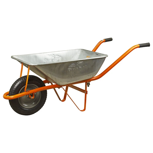 Тачка садовая одноколесная 58л 120кг колесо 14" FLORA 5055324 - Фото 1 Тачка садовая одноколесная 58л 120кг колесо 14" FLORA 5055324 - изображение 1