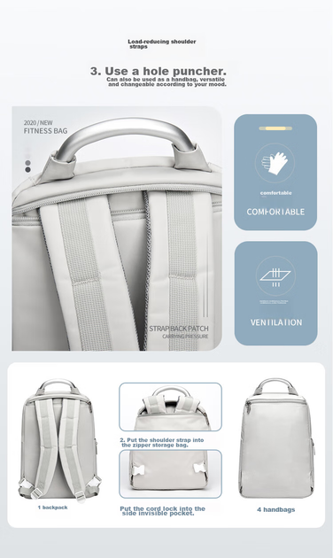 Рюкзак Samsonite жіночий для ноутбука 13", повсякденний, для студентів - зображення 9