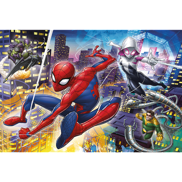 Puzzle Trefl Marvel Nieustraszony Spider-Man Maxi 24 elementy (5900511142891) - Zdjęcie 2 Puzzle Trefl Marvel Nieustraszony Spider-Man Maxi 24 elementy (5900511142891) - obraz 2