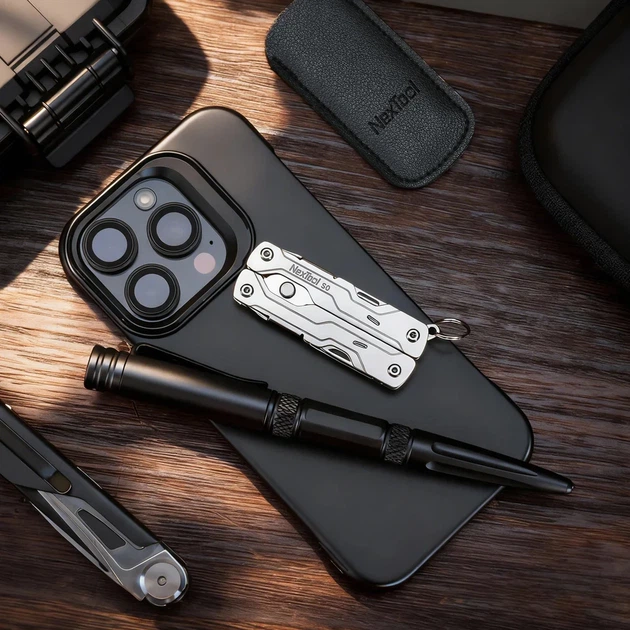 Мультитул NexTool Micro Sailor Scissors S0 93,6 мм нержавіюча сталь сріблястий - Фото 7 Мультитул NexTool Micro Sailor Scissors S0 93,6 мм нержавіюча сталь сріблястий - зображення 7