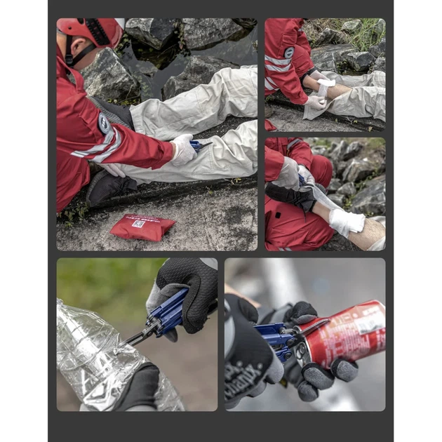 Мультитул Nextorch Pioneer MT20 14 функций нержавеющая сталь 109х39х28 мм синий - изображение 12