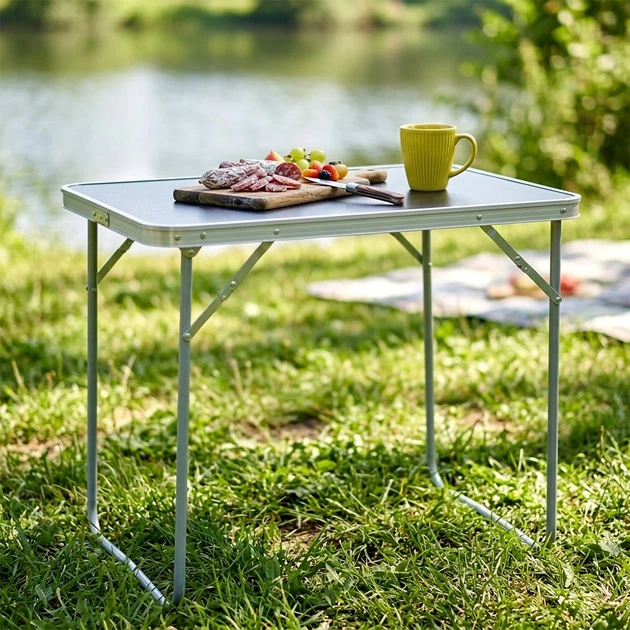 Стіл туристичний Vilde 489408 розкладний 70 x 50 x 60 см Графітовий (5900670121720) - Фото 11 Стіл туристичний Vilde 489408 розкладний 70 x 50 x 60 см Графітовий (5900670121720) - зображення 11
