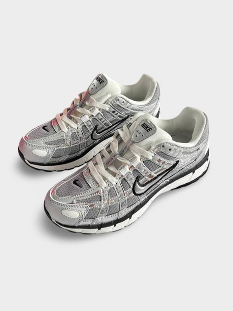 Мужские кроссовки с вишивкой Nike p-6000 silver biege 46 - Фото 2 Мужские кроссовки с вишивкой Nike p-6000 silver biege 46 - изображение 2