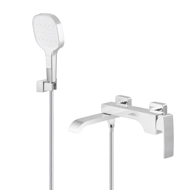 Смеситель для ванны с коротким изливом Koer KB-41037-01 (Цвет хром) (KR6004) - изображение 4