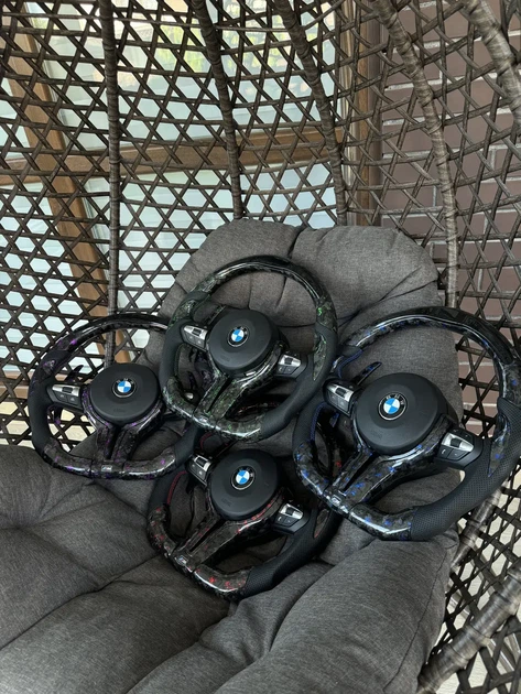 Кованый Карбон Цвет Зелёный M Руль + Led Экран BMW F20 F21 F22 F23 F30 F31 F32 F33 F36 X3 F25 F26 F15 F16 Руль - изображение 6